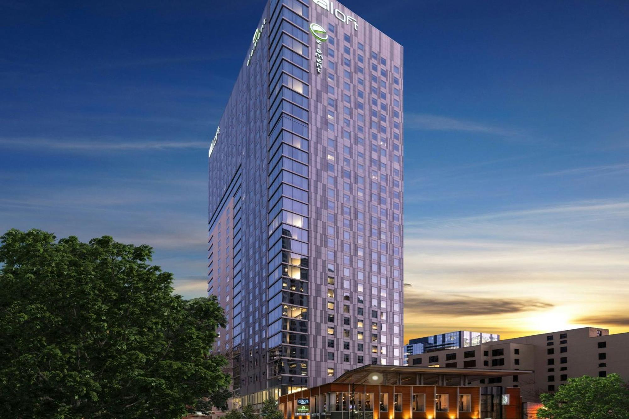 Hotel Aloft Austin Downtown Exterior foto