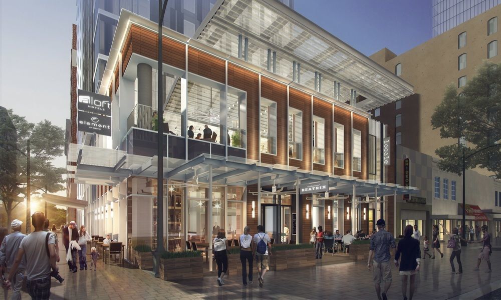 Hotel Aloft Austin Downtown Exterior foto